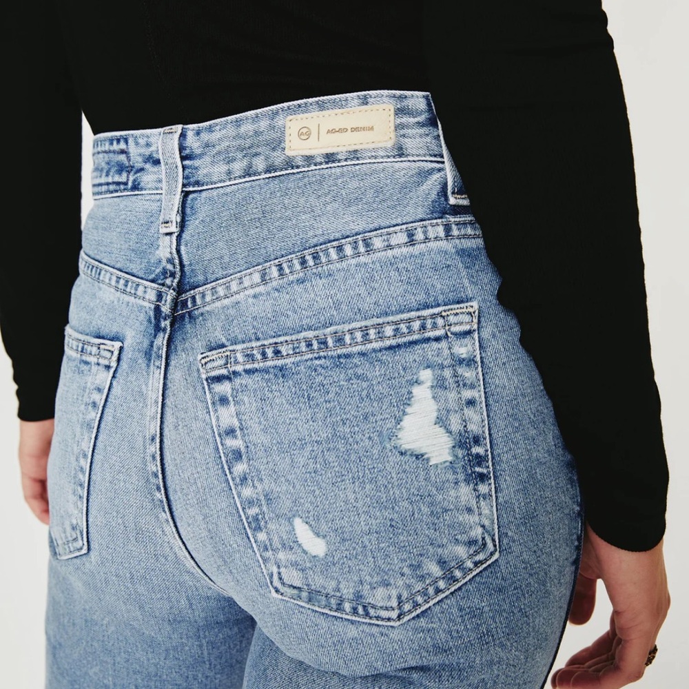 NWT AG ALEXXIS Straight Leg High-Rise Vintage Full Motion Stretch Jeans 32 - Picture 7 of 10